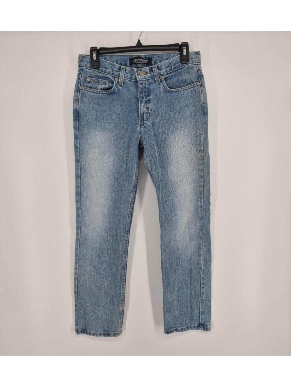London Jean Women's size 4 Jeans Straight Leg Blue Denim 100% Cotton  Vintage